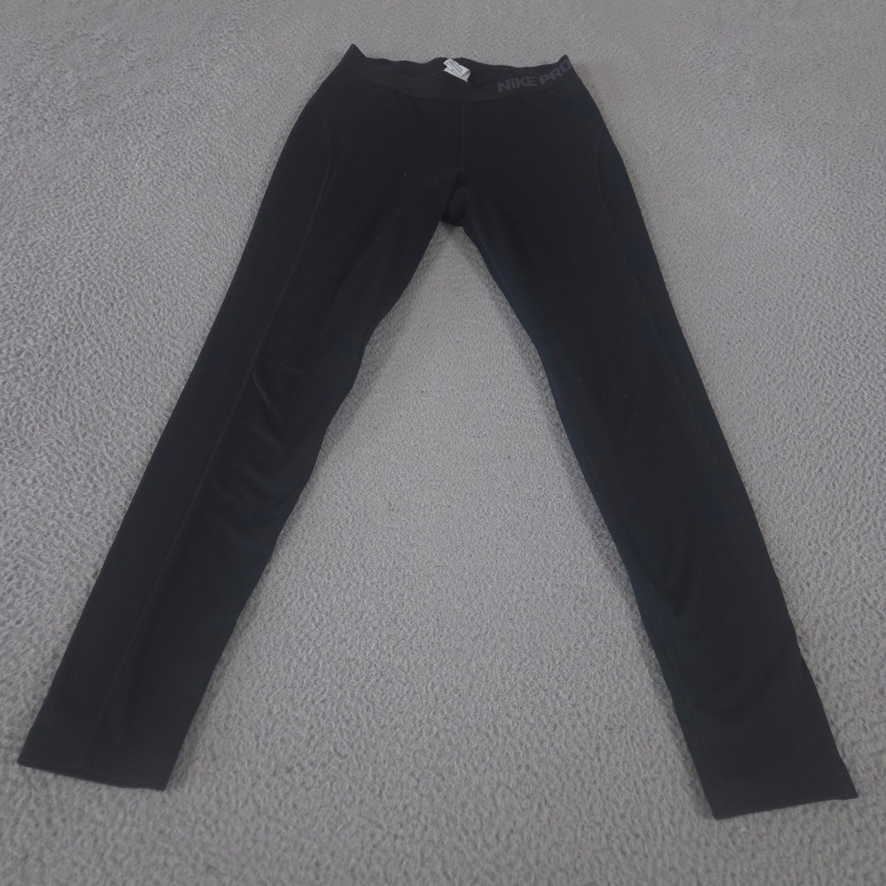 Nike Leggings Womens Medium Black Pro Hyperwarm 3.0‎ Skinny Dri-Fit Compression